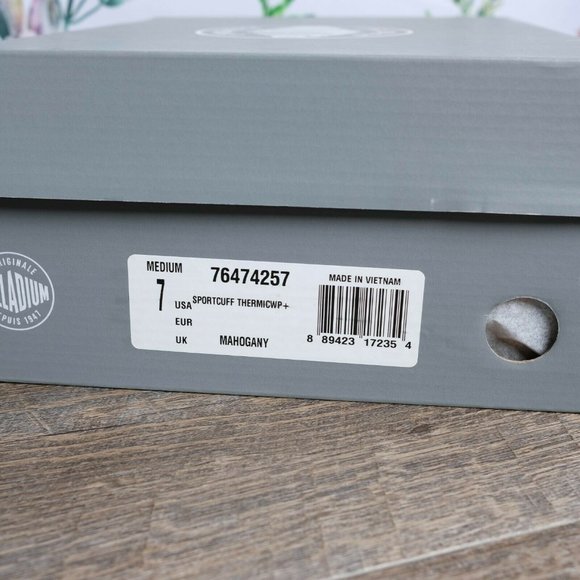 PALLADIUM SPORTCUFF THERMIC WP+ MAHOGANY NWT - Picture 7 of 7